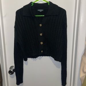 Wild Fable Crop Black Sweater